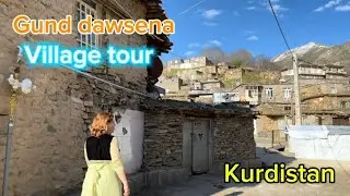 A Day in Dousine Wearing Kurdish Dress | Food, Peace & Village Strolls ☀️🍞