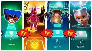 Huggy Wuggy vs Garten Of Banban Banban vs Choo-Choo Charles vs SuperKitties Buddy-Tiles Hop EDM Rush