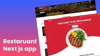 Build a Restaurant Website with Next js & React Bootstrap – complete tutorial
