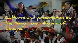 Caltures,Speech and presentation during the saka Dzawa at Demjok Free Tibet....