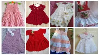 Lovely Layered Crochet Baby Girl Frock | Full Tutorial//Crochet Baby Dress with Yoke | Easy Step-b