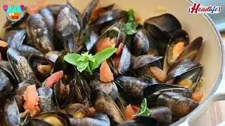 蒜蓉番茄白酒煮青口｜超簡單、一鍋到底 ( Mussels with Garlic Tomato & White Wine Sauce）