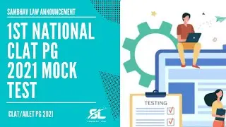 1st National CLAT PG 2021 Mock Test | CLAT PG 2021