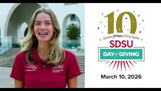Десятый ежегодный День благотворительности SDSU 2026 &mdash; сделайте пожертвование сегодня!