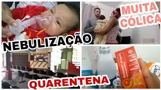 MUITA CÓLICA A NOITE ❤️ COMPRAMOS UM NEBULIZADOR ❤️