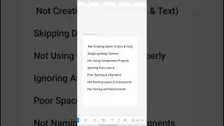 UI/UX Tip 17/100 🎯 Common Beginner Mistakes in UI Design |  Part 1