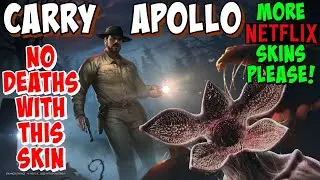 APOLLO CARRY GAMEPLAY SMITE SEASON 9 - NO DEATHS WITH HOPPER STRANGER THINGS