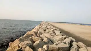 Barka beach in oman