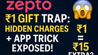 Zepto&rsquo;s ₹1 Gift Trap: Hidden Charges + App Trick Exposed!