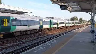 Southern Class 377 164 Electrostar Coming into Bognor Regis The 30th of September 2025 Whistle 