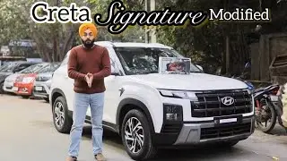 CRETA SIGNATURE MODIFICATION✅HYPERSONIC 8/256✅17&rdquo;ALLOYS✅TOP GEAR SEATCOVERS✅creta e 2026✅360 camera 