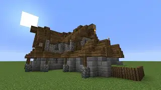 Minecraft Let's Build Rustic House Part 3