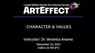 Character & Values | ARTEFFECT Professional Development 2025-2026
