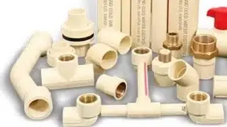 cpvc ফিটিংস দিয়ে টয়লেট ওয়ারিং। CPVC fittings toilet wiring.