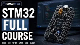 STM32 Programming for Beginners | Bare-Metal Registers, GPIO, ADC, Clock, Timers & UART