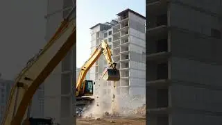 Goodbye, Old Friend! Final Moments of a Historic Building (Shorts) ​#heavyequipment​ #crane​