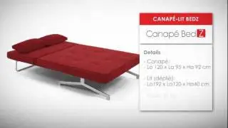 Canap&eacute;-lit convertible Bedz par myfab