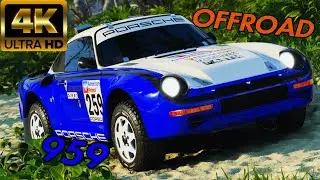 Offroad Racing Porsche 959 Grand race Monster Camaro 4k