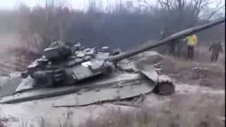Extreme T-90 Tank Off road in Russia