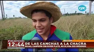 De la cancha a la chacra. Jugador de River Plate