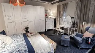 IKEA Bedroom Tour &ndash; HEMNES Dresser & Vanity, GRIMO and PAX Wardrobes