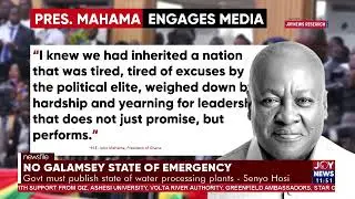 No galamsey State of Emergency: JM's reluctance sparks outrage | Newsfile