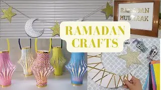 Easy DIY Ramadan crafts | أفكار سهلة لزينة رمضان