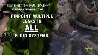 Tracerline&reg; TPUV92 Multi-Colored Fluid Dye UV Leak Detection Kit
