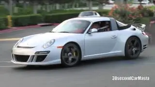 Silver Ruf RT Roadster Drive By