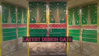 ACP Gate Design | Modern Gate With Window | Full Finishing & Fitting Work&rdquo;