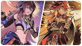 Fietena & Mavuika's First Battle with the Six Warriors of Natlan (Cutscene) | Genshin Impact 6.2