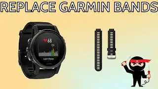 How to Simply Replace Bands Garmin Devices Fenix 5X | Replacement Tutorial