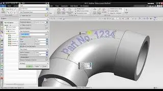 NX CAD : Text on Curve & Emboss Text on Surface