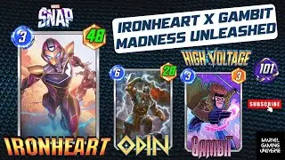 Marvel Snap : Boost, blast, and dominate! Iron heart and Gambit are turning the voltage way up! 🔥⚡