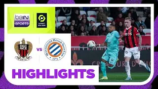 Nice v Montpellier | Ligue 1 23 24 | Match Highlights