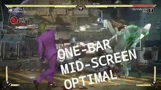 Joker's Mid-Screen One-Bar Optimal Combo