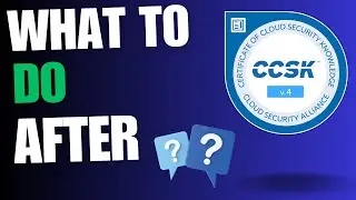 What To Do AFTER Certificate of Cloud Security Knowledge CCSK ??