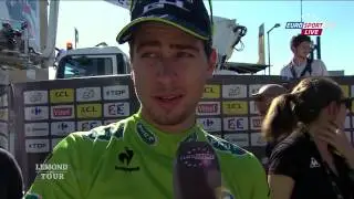 Interview Peter Sagan after finish stage 12