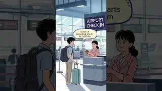 Разговор на английском в аэропорту 🛫 | Диалог на стойке регистрации | Изучайте английский для пут...