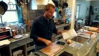 OpenSky: Michael Ruhlman - Cutting Board with Ipad Holder