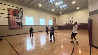 2v2 at LA Fitness #basketball 