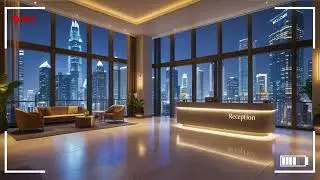 Minimalist Hotel Lobby Ambience 🏨 | Clean & Cozy Lofi Music