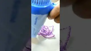 Hand beaded 3D flower #handmade #needlecraft #youtubeshorts #viralvideo