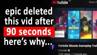 this fortnite video EPIC games didn't want you to see...