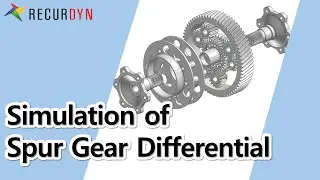 Simulation of Spur Gear Differential.