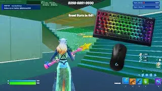 Unboxing Razer Blackwidow V4 75% + Fortnite Keyboard & Mouse Sounds ASMR Gameplay 😍