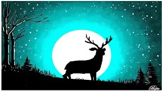 How to paint in computer| microsoft paint tutorial | ms paint | computer drawing | Deer Drawing