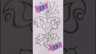 @DD_2021 How to draw Pencil Freehand Design Drawing... ✏️😎
