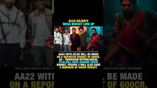 #Allu Arjun's Mega Budget Line-u #AA22#AA22xA6#Trivikram#AA23#pushpa3#Atlee#Aarya2ReRelease