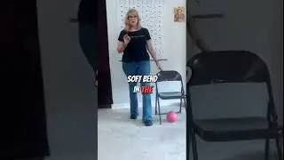 Chair Supported Tai Chi Ball QiGong | Ankle Glides & Balance Support #shorts #taichishorts
